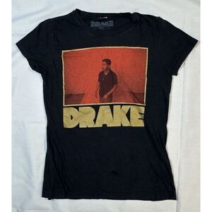 DRAKE Rapper R&B Concert 2012, World Tour Black Shirt Women's‎ Size Small